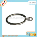 hollow metal telescopic curtain rod with metal rings
